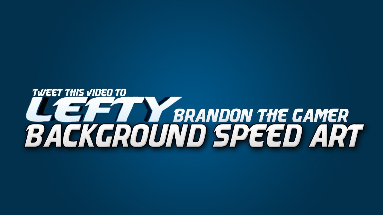 Speed Art #1 | @Lefty643 Youtube Channel Speed Art