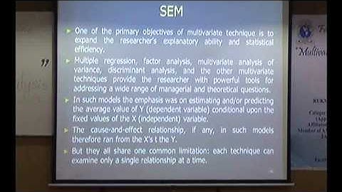 Multivariate Analysis A Conceptual Overview as on July 21-25, 2014_15