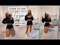 What i eat for breakfast  come to the gym with me  lower body gym workout