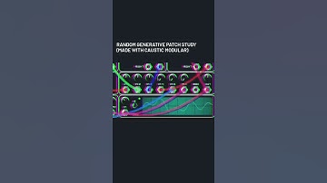 Random Generative Music Patch Study (made with Caustic Modular)
