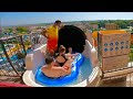 TURKEY WATER SLIDES AT GRANADA LUXURY BELEK ANTALYA 2021 ! WATER PARK ! BEST WATER SLIDS IN TURKEY