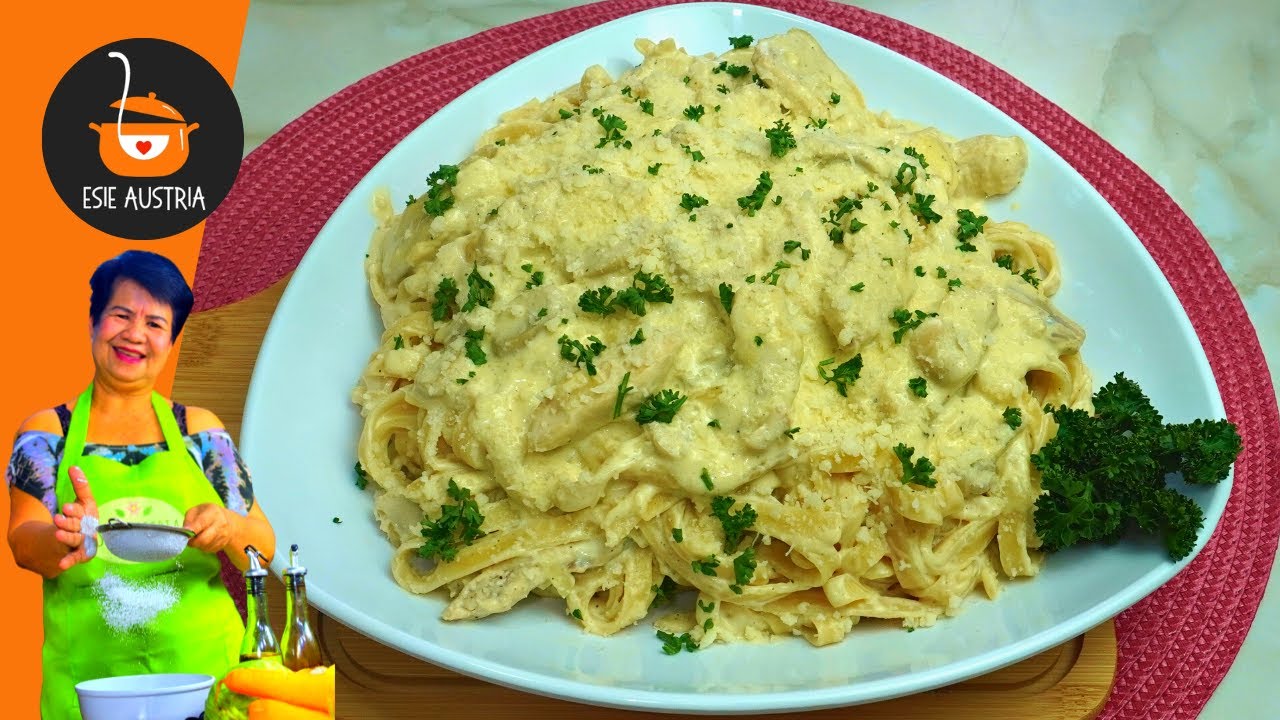 Creamy Chicken Alfredo Pasta Pinoy Style Chicken Pasta Pasta Recipe