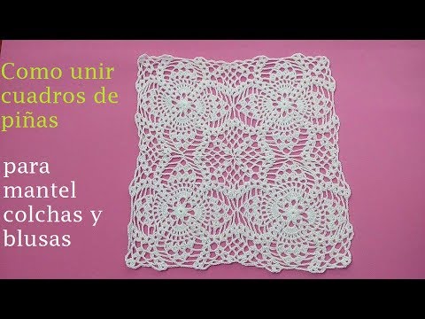 Como hacer cuadros de crochet