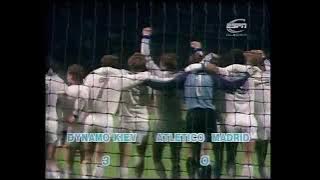 European Cup Winners Cup final Dynamo Kiev - Atletico Madrid 3-0 (2 May 1986)
