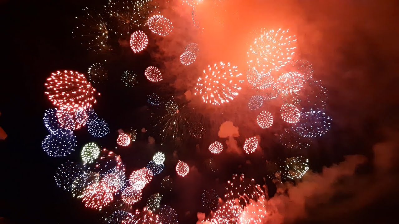 2023 Il-kaxxa Mosta Festa tal-Assunta - The finale to the fireworks show at Mosta 14.08.2023