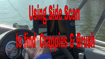 Using Side Scan Depth Finders to find Crappies and Structure Side Scan tips