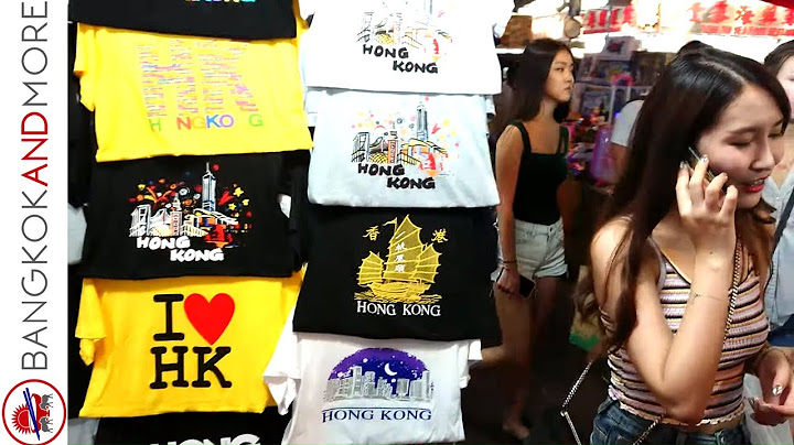 HONG KONG Night Market Temple Street - HONG KONG Street Food And Shopping