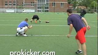 A J  Fleak at Prokicker.com Kicking Camps