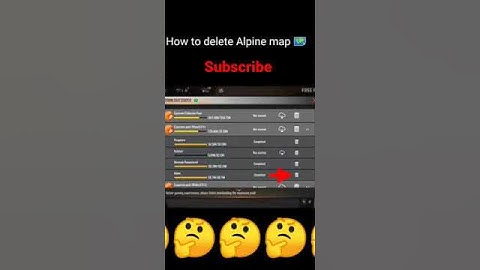 How to delete alpine map in free fire or free fire max  #shorts #freefire #viralshorts