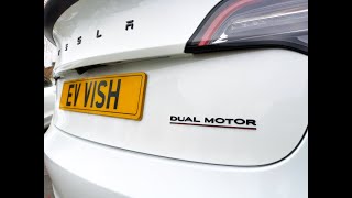 Tesla Dual Motor Emblem Install