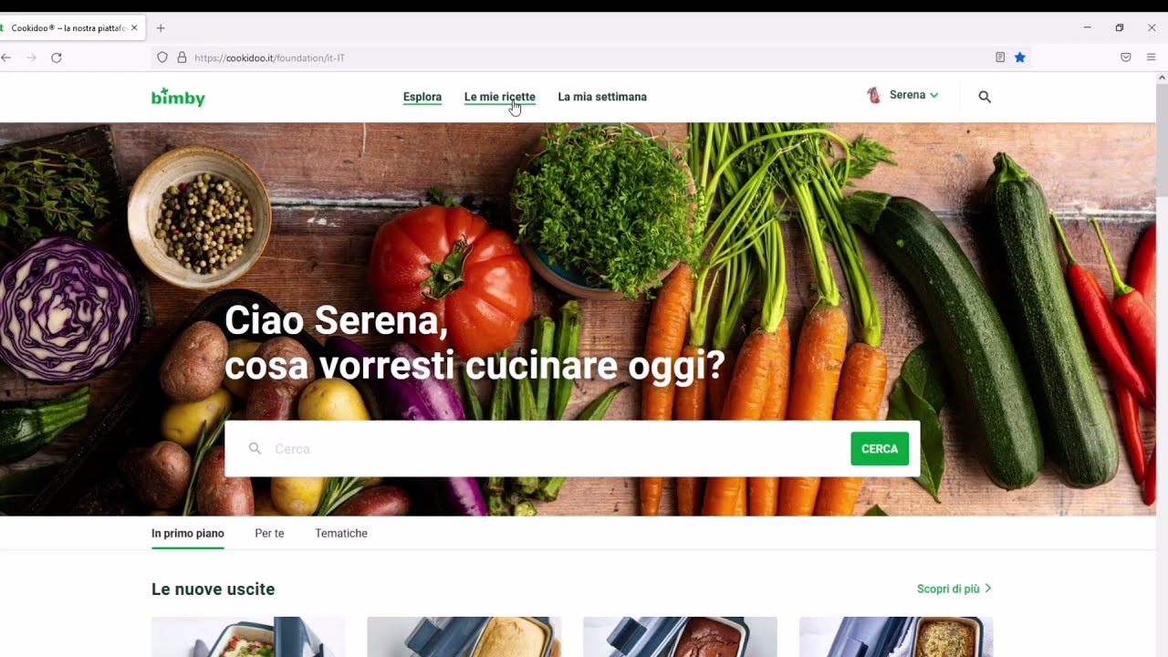 cucinare senza pensieri programmare in Bimby tm6 e proseguire con Bim