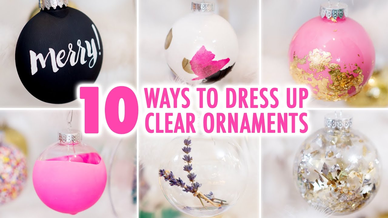 Super Easy Plastic Ornament Crafts