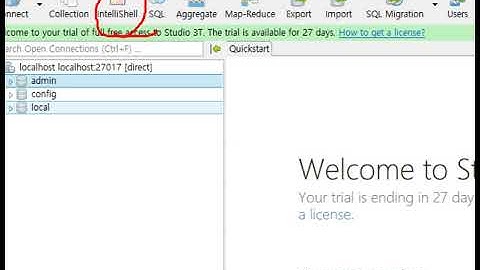 Webjjang MongoDB 01-04 연결과 기본명령어 실행01(웹짱과 함께하는 몽고디비)