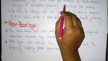 Bluetooth Layers and Protocols | Part - 1/2 | MC | Mobile Computing | Lec-34 | Bhanu Priya