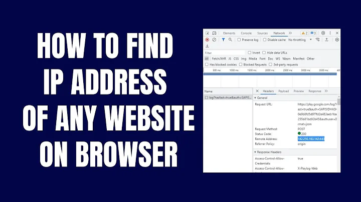 How to Find the IP Address of Any Website on Your Browser