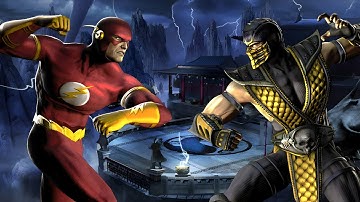 MK vs. DC - Flash Arcade Mode (Very Hard - Max Difficulty) [1080p enhanced]