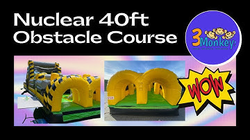 Nuclear 40ft Obstacle Course Rentals