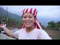 Rita in the farm house with son ridam  life in  rural nepal  lifeinruralnepal
