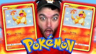 THE GOD POKEMON PACK WAS OPENED!!! (SHINY CHARMANDER CARDS)