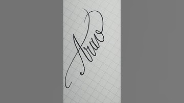 ☆Arav☆ #calligraphy #handwriting #lettering #writing #signature #art