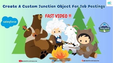 Build A Data Model For A Recruiting App 💻|Create A Custom Junction Object For Job Posting🚨#trailhead
