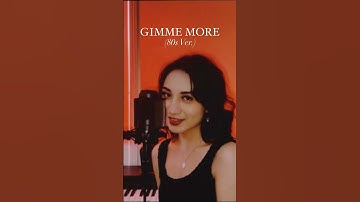 Thumbnail of GIMME MORE as an 80s song 🥀🖤 #synthpop #cover #darkwave #darkpop #altpop