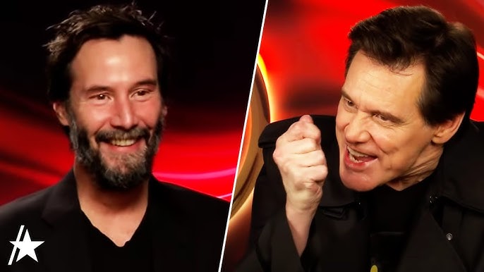 Keanu Reeves' SWEET Reaction To Jim Carrey's Compliment - YouTube