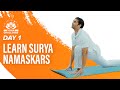 How To Do Surya Namaskar | Day 1 Of The Art of Living Yoga Challenge