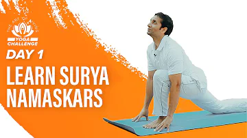 How To Do Surya Namaskar | Day 1 Of The Art of Living Yoga Challenge