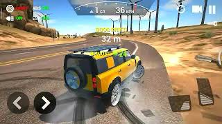 range rover defender car vs mega jump ultimate car driving simulator  game play video😈😈 screenshot 4