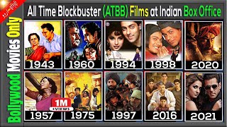 Bollywood के इतिहास की All Time Blockbuster फिल्में | All Time Blockbusters at Indian Box Office