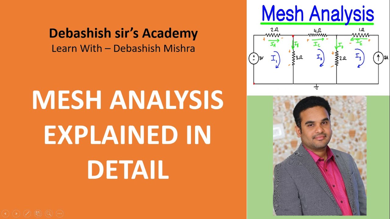 Mesh Analysis Explained with an Example. - YouTube