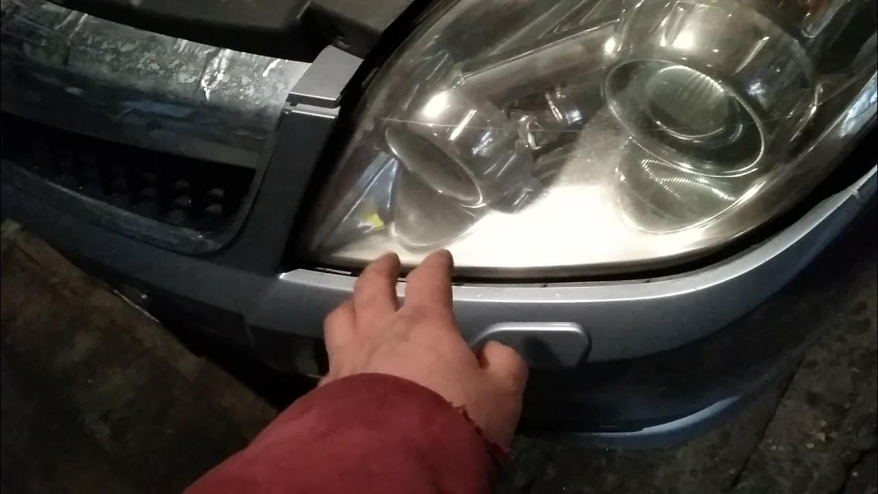 Как снять фару вектра с