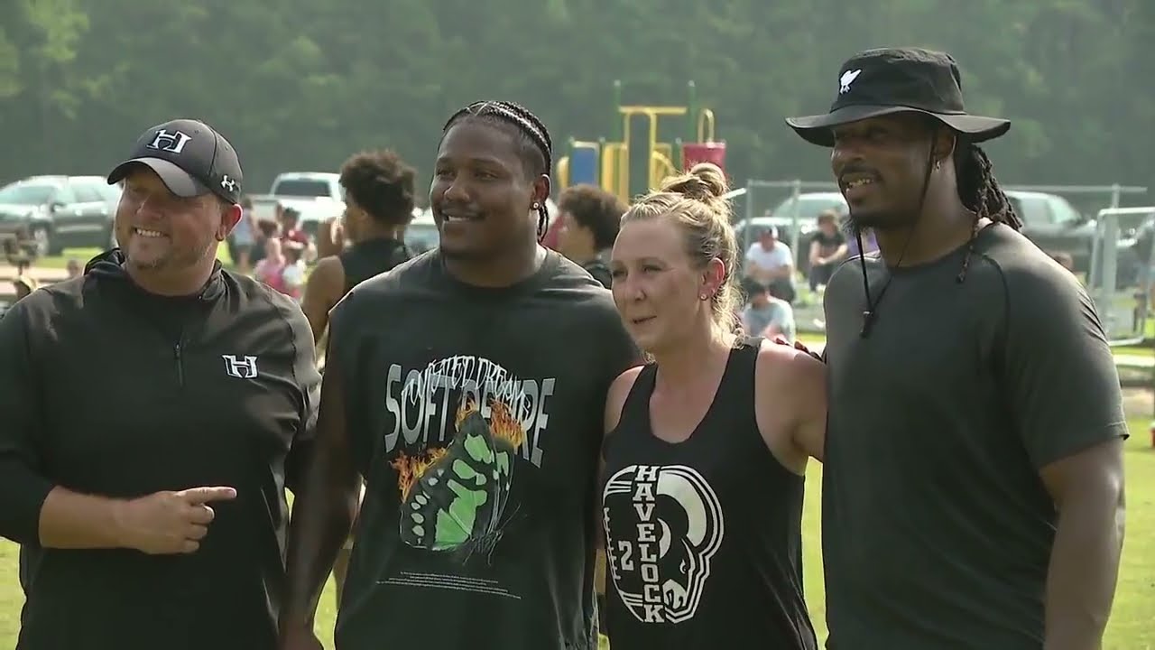 Havelock High football legends host youth camp, Marlins fall to Flamingos