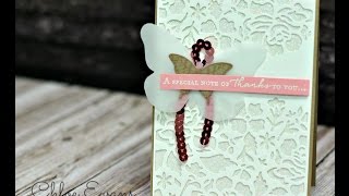 Floral Detailed Thinlits Card