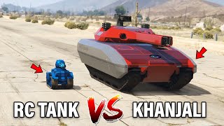 GTA 5 ONLINE - RC TANK VS KHANJALI (WHICH IS BEST?)