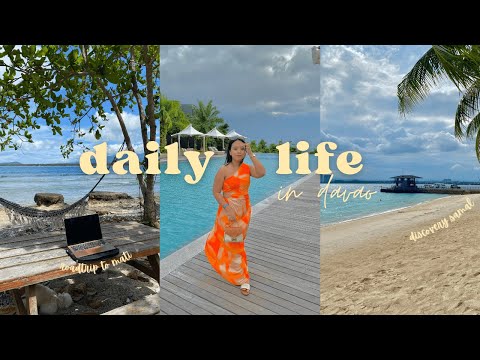 life in davao l day tour at discovery samal + beach days in mati