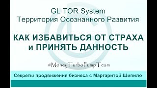 GL TOR System КАК ИЗБАВИТЬСЯ ОТ СТРАХА и ПРИНЯТЬ ДАННОСТЬ