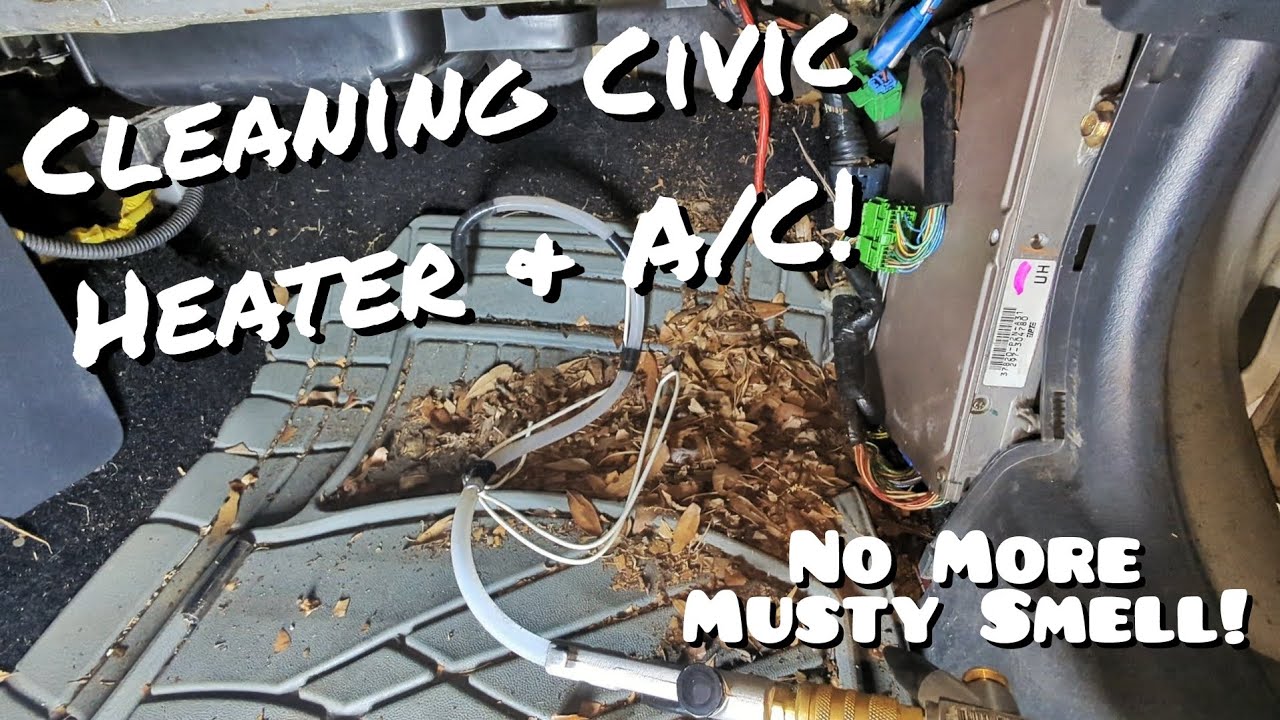 HOW TO FIX MUSTY AC SMELL 96 00 Civic Heater A C Cleaning For MORE how-to-fix-musty-ac-smell-96-00-civic-heater-a-c-cleaning-for-more