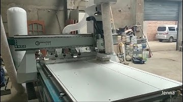 Panel furniture production linear atc cnc router