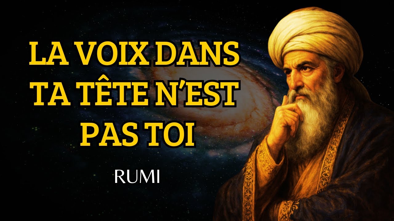 La Voix Bavarde Dans Ta Tête N’Est Pas Toi | Ton ÂME Va S’Émouvoir En Entendant Cela | RUMI
