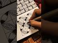 Simple Drawings... Zentangle pattern #art #zentangleart #zentanglelegend #drawing #satisfying