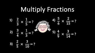 Multiplying Fractions Is Easy #fractionmultiply, #fractionmultiply