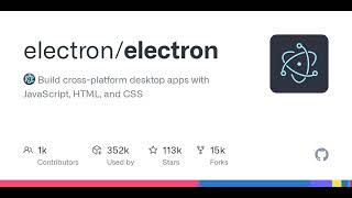 GitHub - electron/electron: :electron: Build cross-platform desktop apps with JavaScript, HTML, a...