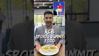 Everything I ate At RCB’s Sports Summit! 🏏🔥#AD