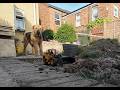 Leveling hard ground for slabs rc construction