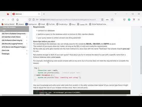 4 SQL Injection mitigation