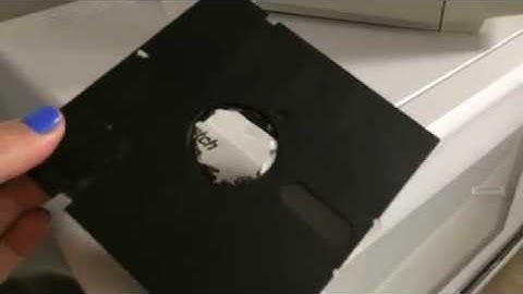 5.25" Floppy Disk in a Microwave