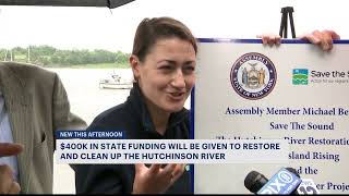 City officials announce $400,000 grant to restore Hutchinson River