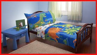 Everything Kids 4 Piece Toddler Bedding Set, Dinosaurs
